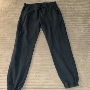 American Giant Mens Classic Sweatpants Size M Medium Blue Joggers Pocket Usa